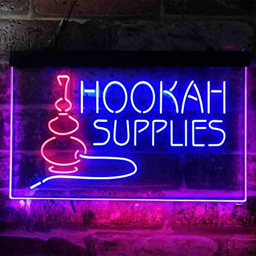 Hookah Shisha Supplies Dual LED Neon Light Sign